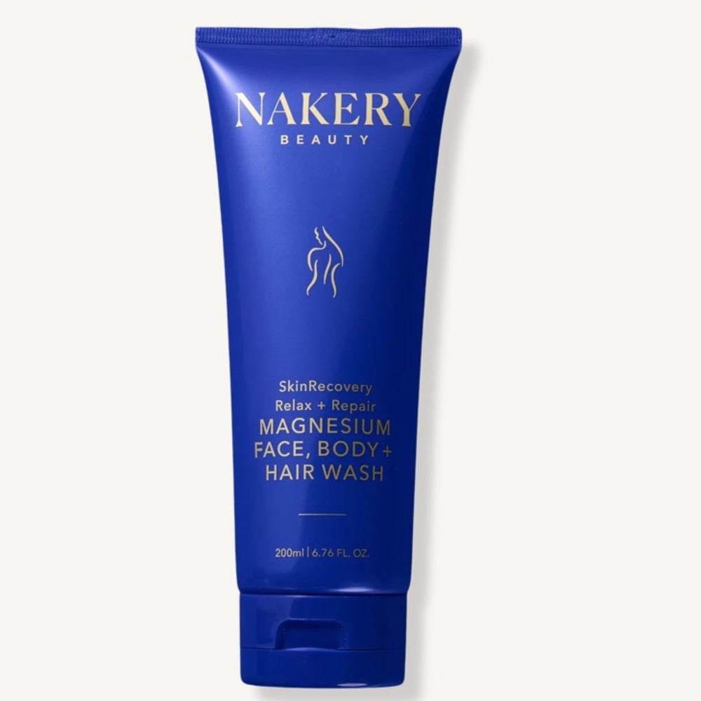 Nakery Beauty Magnesium Face, Body + Hair Wash - Blue Tube
